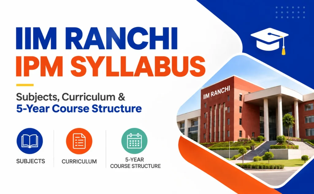 IIM Ranchi IPM Syllabus 2027