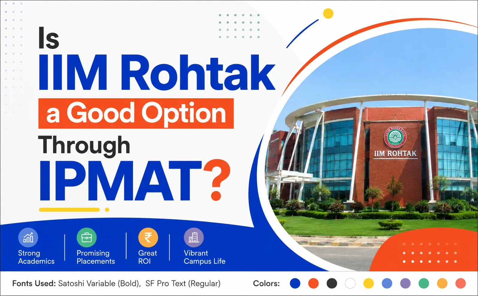 Is IIM Rohtak a Good Option Through IPMAT 2029?