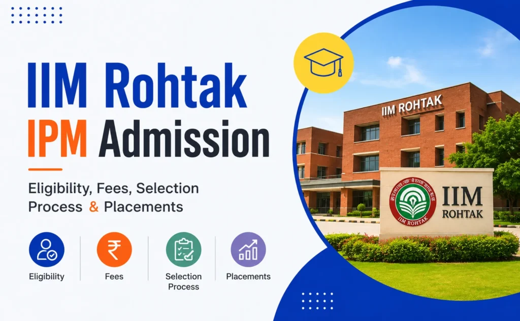 IIM Rohtak IPM Admission 2029