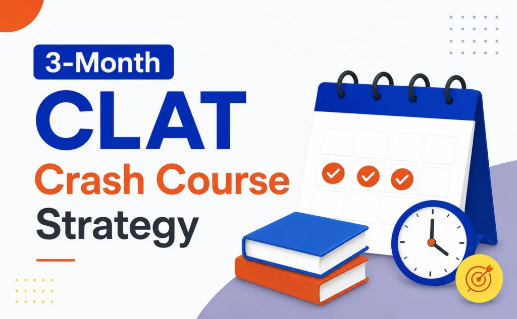 3-Month CLAT 2028 Crash Course Strategy