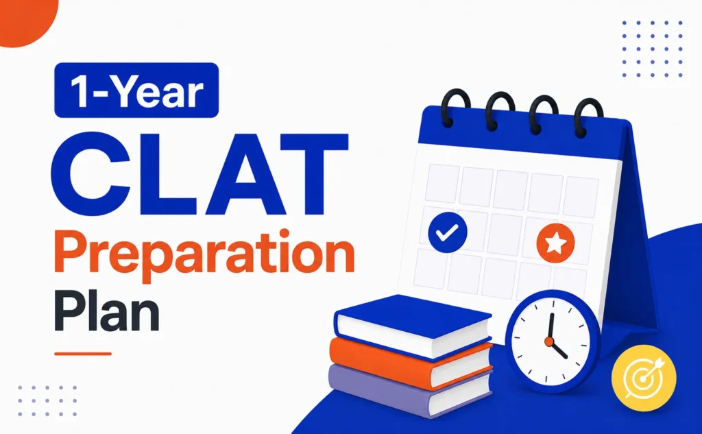 1-Year CLAT 2028 Preparation Plan