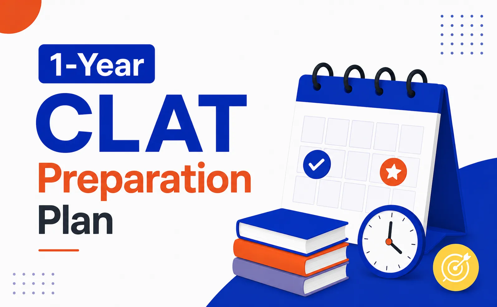 1-Year CLAT 2028 Preparation Plan