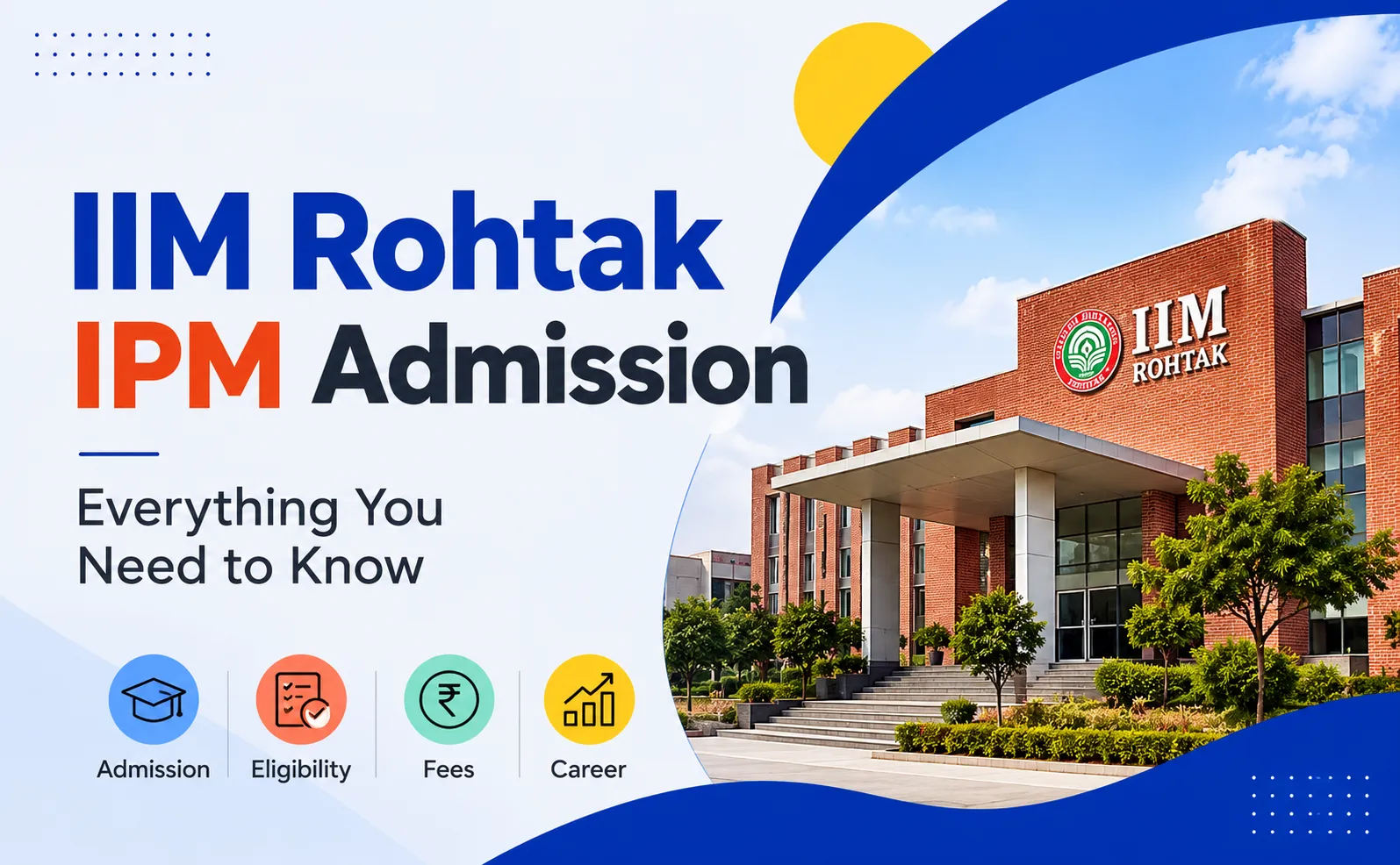 IIM Rohtak IPM Admission 2029