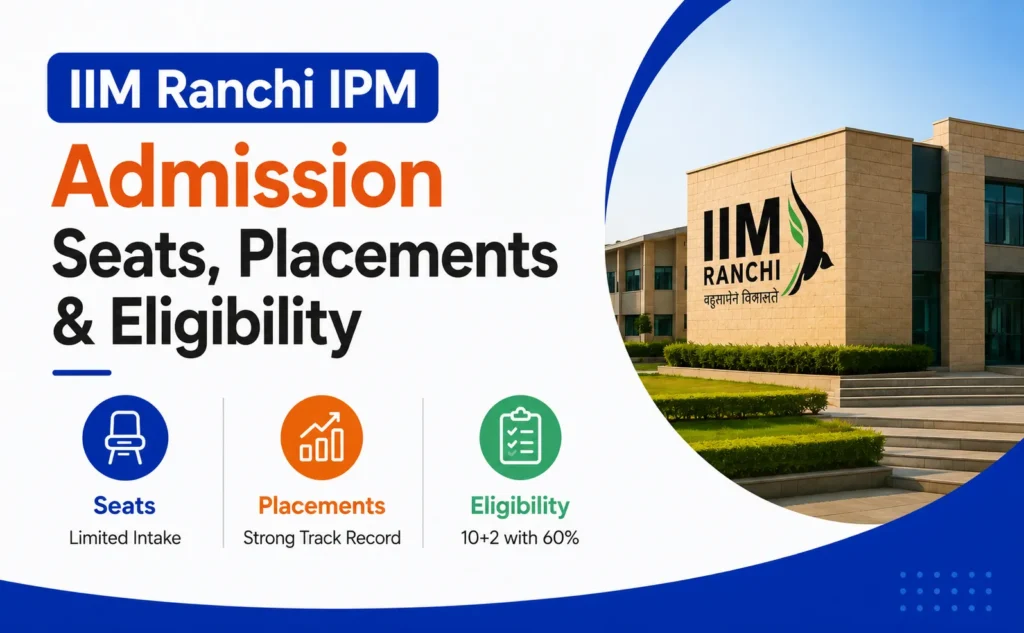IIM Ranchi IPM Admission 2029