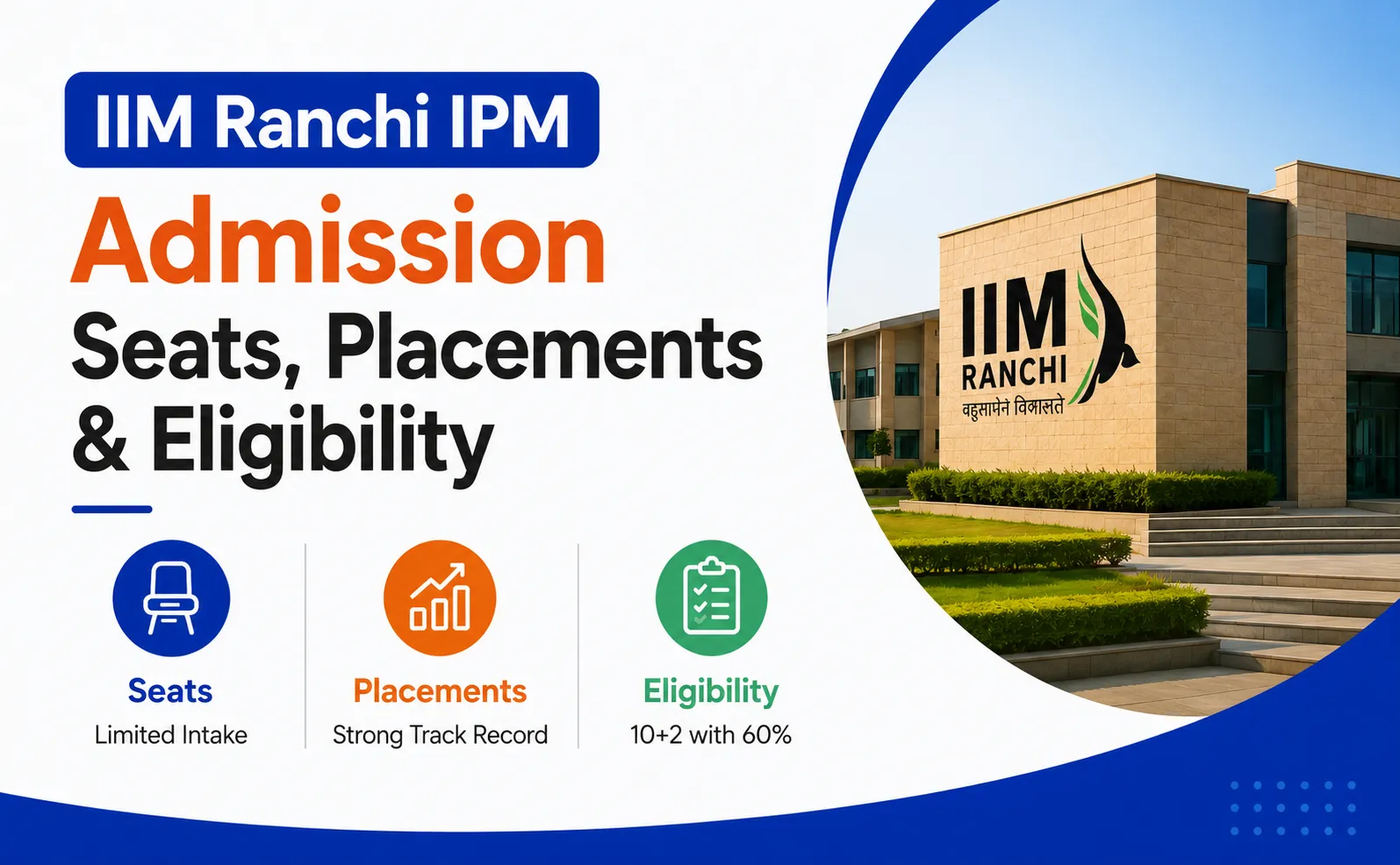 IIM Ranchi IPM Admission 2029