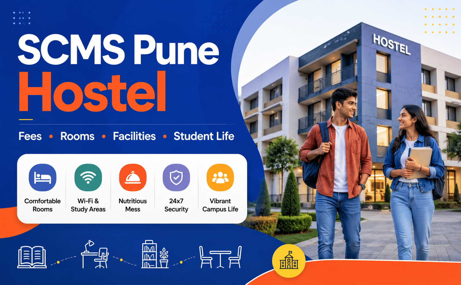 SCMS Pune hostel 2027
