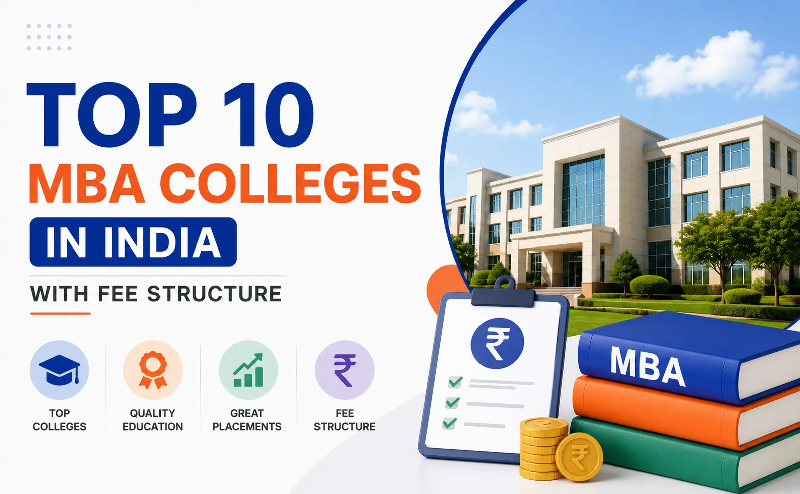 Top 10 MBA Colleges in India with Fee Structure