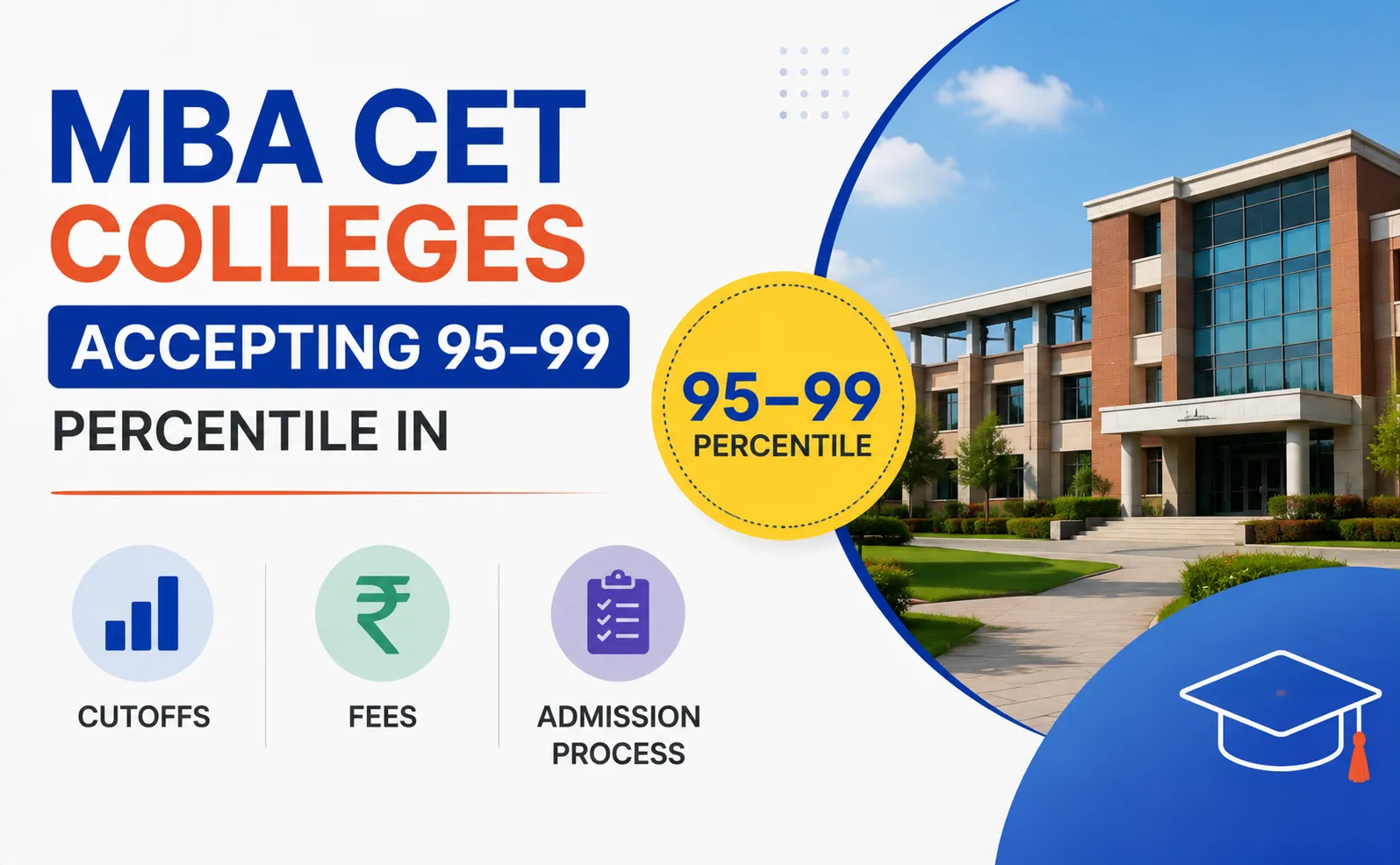 MBA CET Colleges Accepting 95–99 Percentile